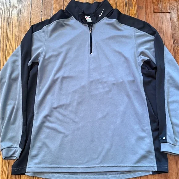 90’s Nike Vintage Long Sleeve Quarter Zip Pullover Shirt - Picture 1 of 10